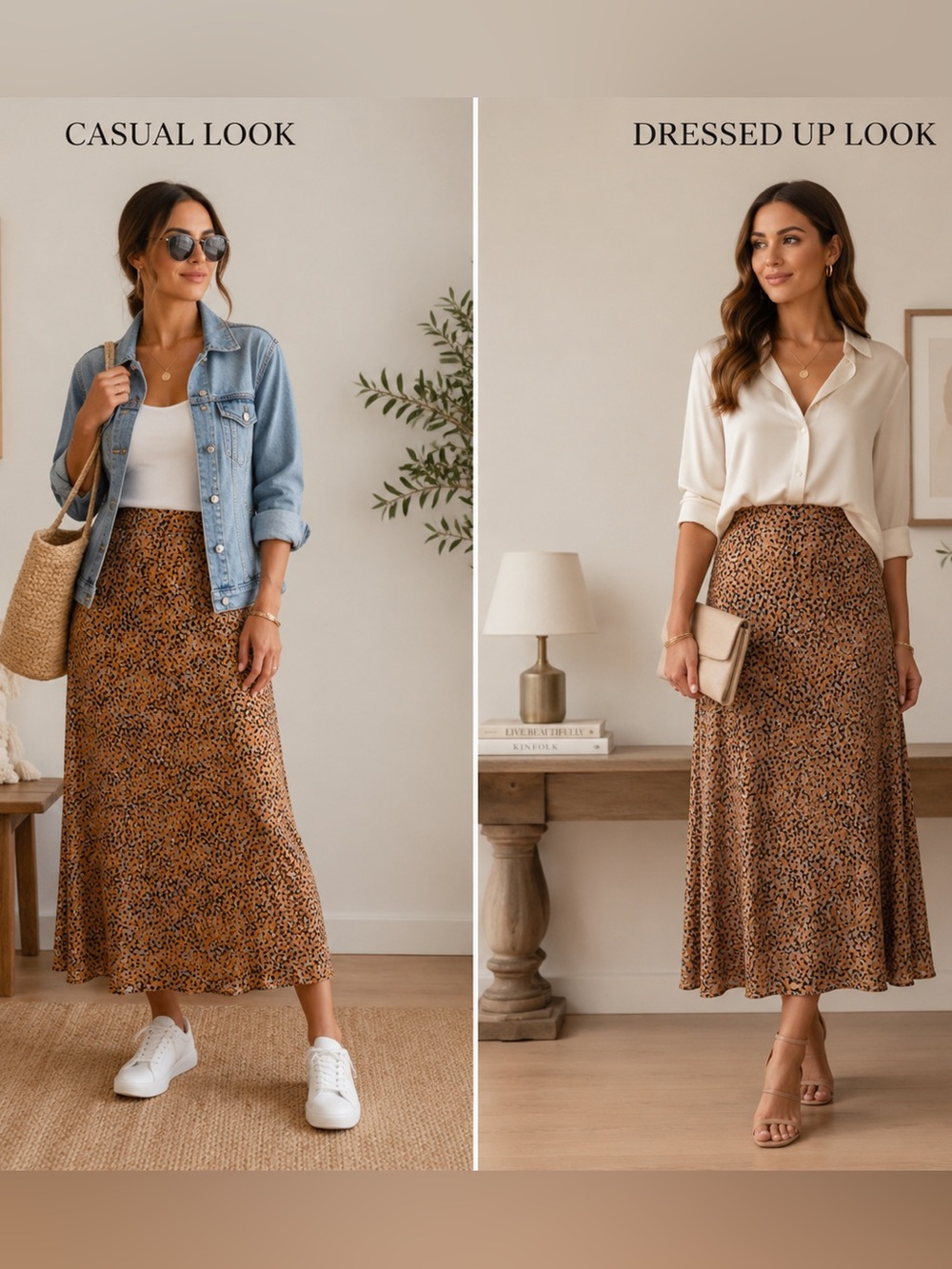 Greylin Leopard Print Skirt